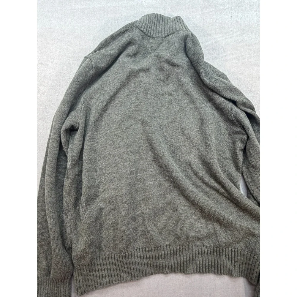Polo Ralph‎ Lauren Zip Up Sweater Quarter Zip Small Pony XL Brown